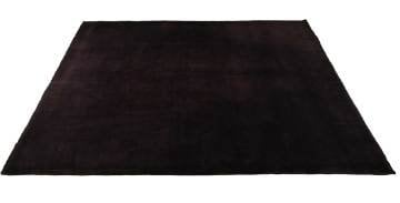 %100 Yün Desensiz Siyah El Halısı