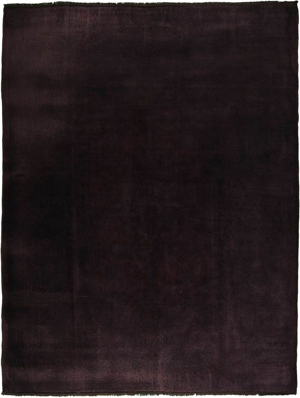 %100 Yün Desensiz Siyah El Halısı