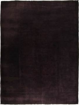 %100 Yün Desensiz Siyah El Halısı