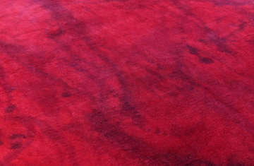 Soyut Desenli Kırmızı Overdye Halı