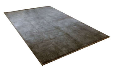 Oyma Yaprak Desenli Koyu Renk Halı