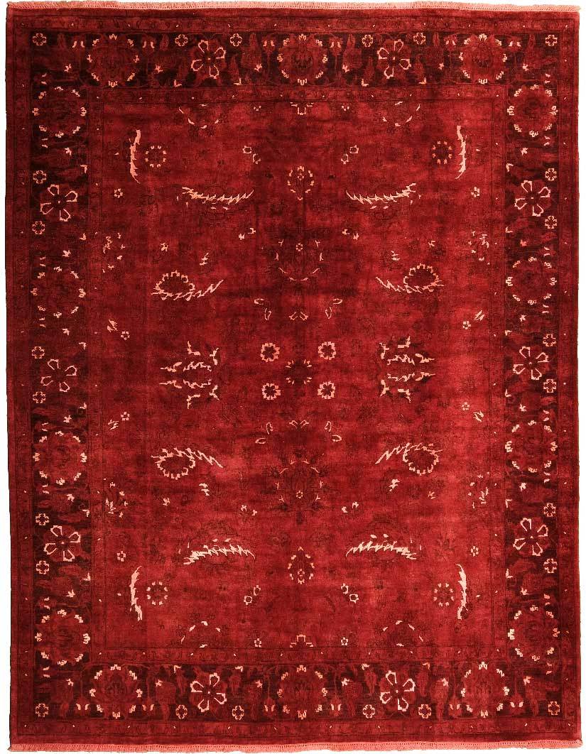 İpek Desenli Kırmızı Salon Halısı 2.40 x 3.00