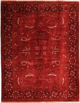 İpek Desenli Kırmızı Salon Halısı 2.40 x 3.00