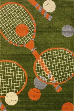 Tenis Raketli Çocuk Halısı