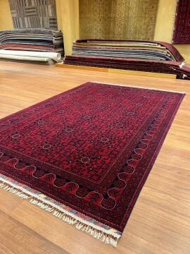 Klasik Afgan Desenli El Halısı