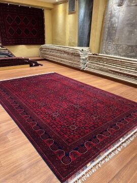 Klasik Afgan Desenli El Halısı