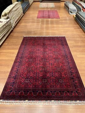 Klasik Afgan Desenli El Halısı