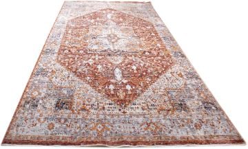 Eskitme Desenli Tasarım Makina Halısı