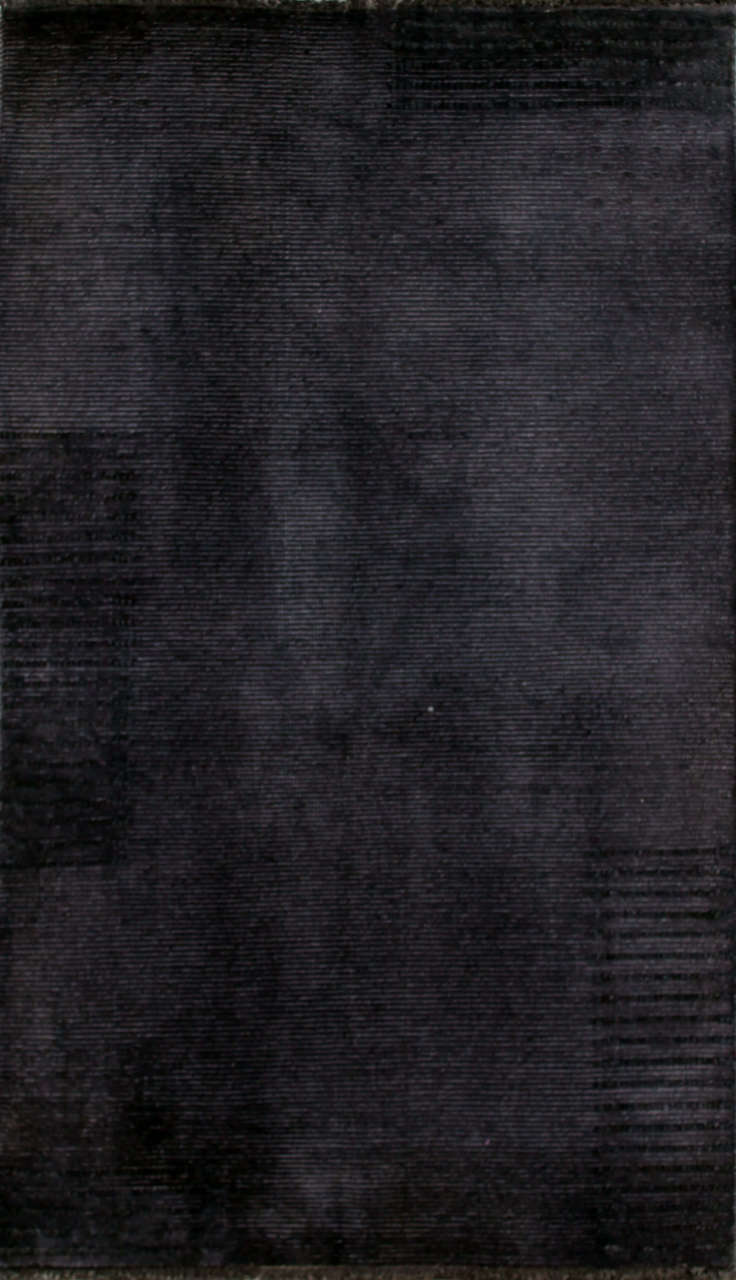 Kenarlarına El Dikişi ile Çizgisel Desenler Olan Halı 0.90 x 1.60