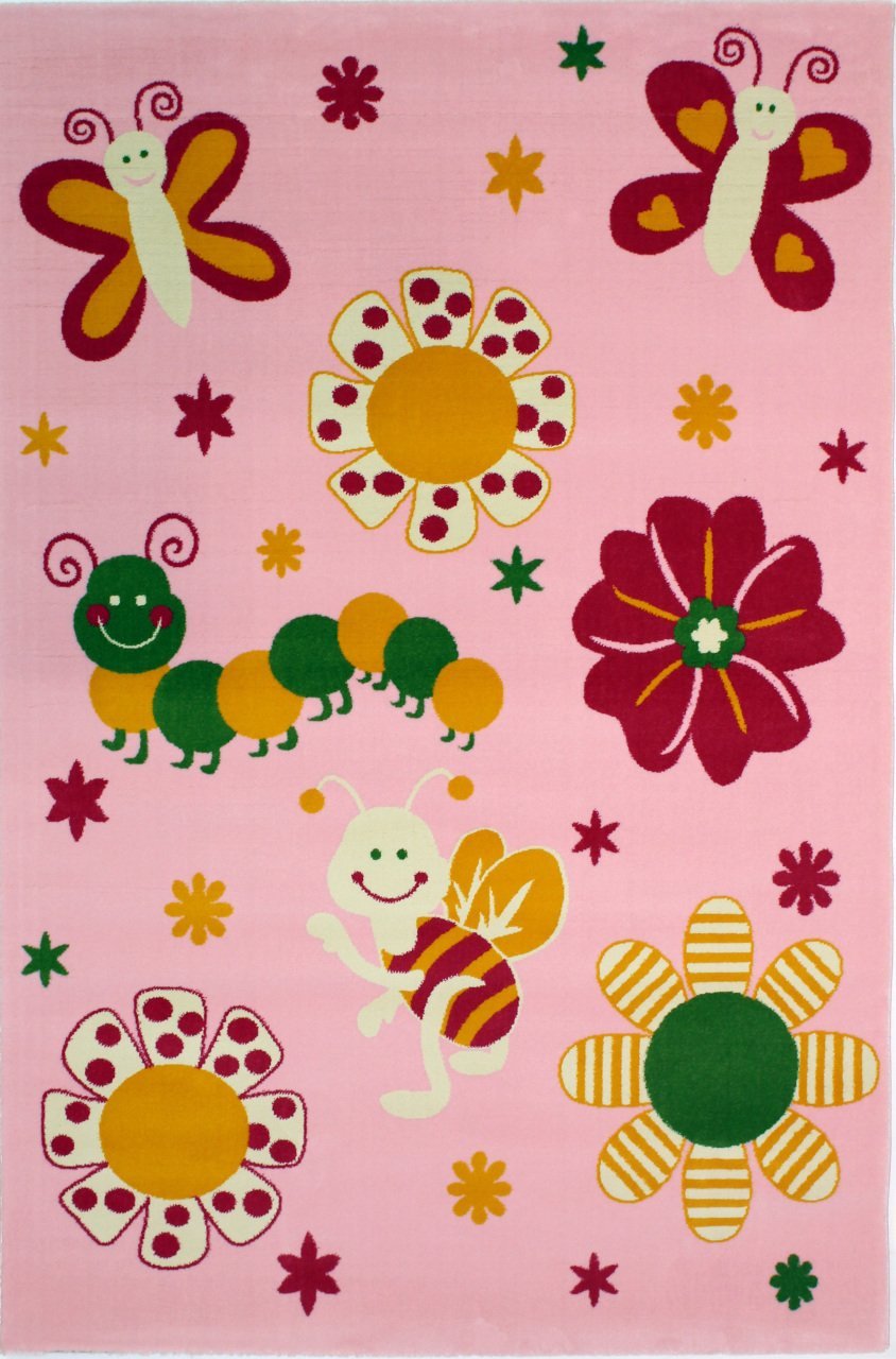 Kelebek Kız Çocuk Odası Halısı