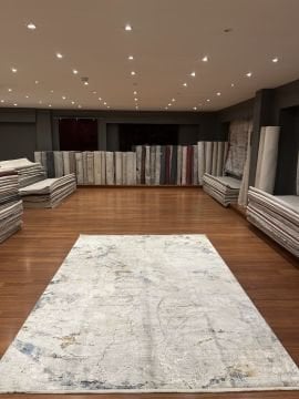 Silik Desenli Bambu Halı