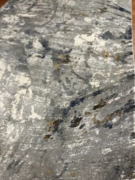 Silik Desenli Bambu Halı