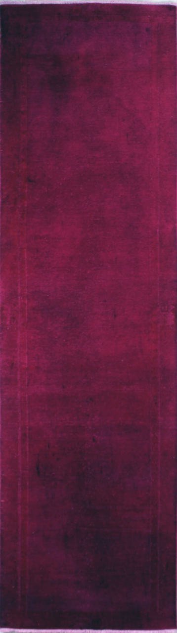 Mor Renk Yün Koridor Halısı