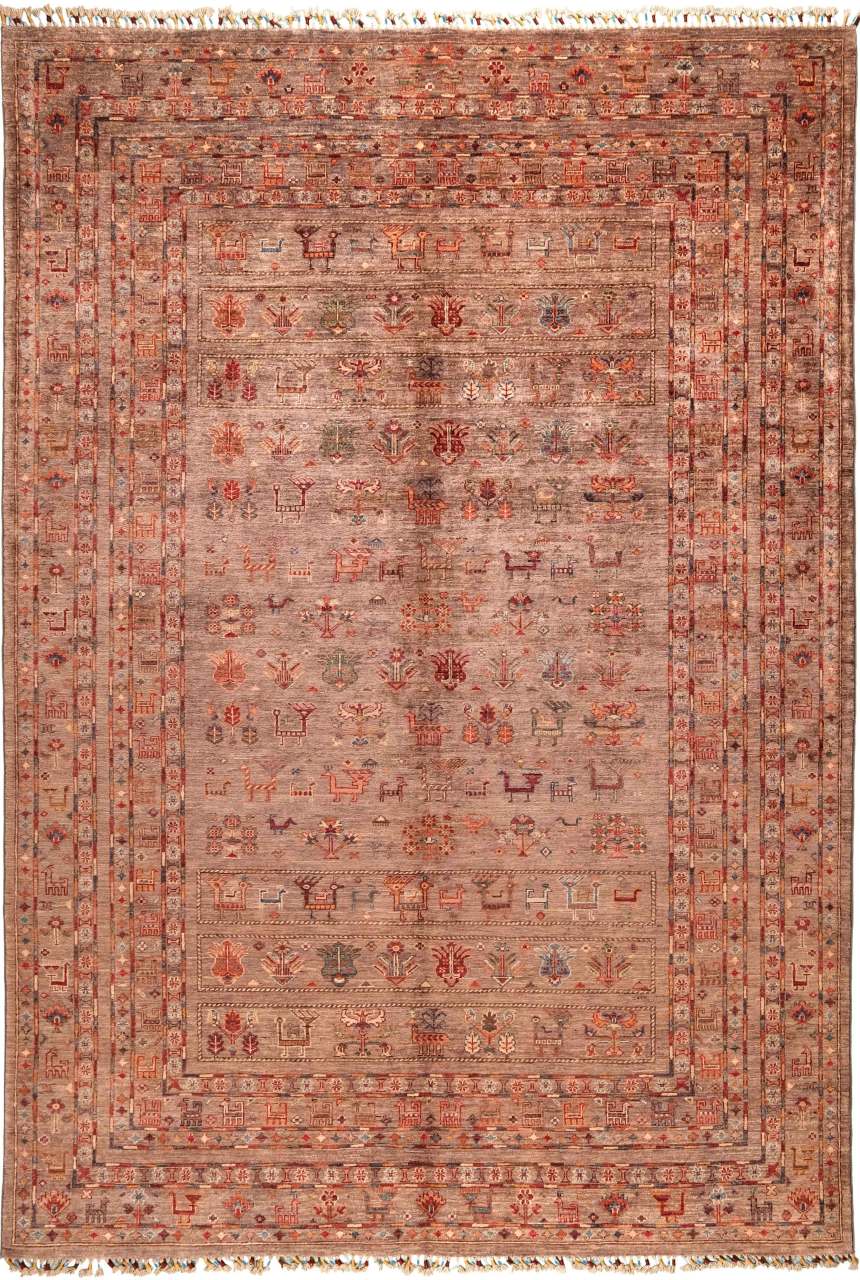 Şal Desenli El Halısı