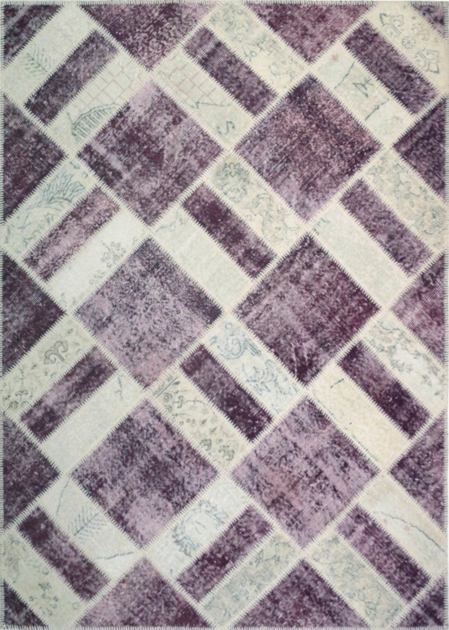 El Dokuması Patchwork Halı