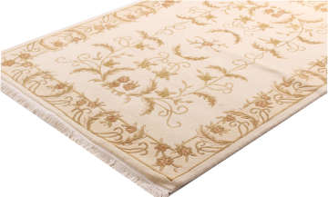 Sakin Desenli Yün Salon Halısı