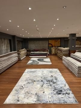 Renkli Tasarım Bambu Halı