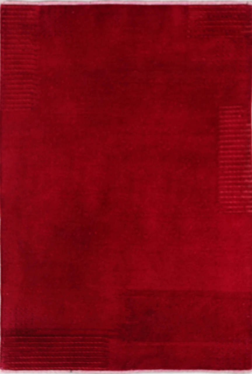 Kırmızı Overdye Nepal Halısı 1.20 x 1.80