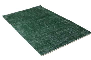 Koyu Yeşil Vintage Halı