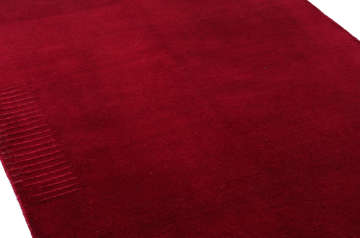 Kenarlarında İpek Kareler Olan El Halısı 1.20 x 1.80