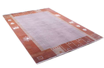 Gri Kahve Nepal Halı 1.70 x 2.40