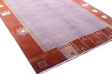 Gri Kahve Nepal Halı 1.70 x 2.40