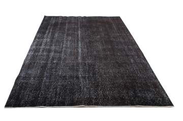 Siyah Tıraşlanmış Halı