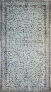 Aqua Mavi Vintage Halı