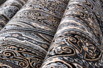 Bamboo Hallway Carpet with Silk Carpet Look