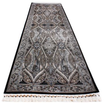 Bamboo Hallway Carpet with Silk Carpet Look