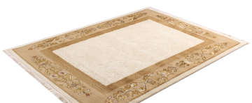 Kenar Bordürü Kahverengi Dömiklasik Halı