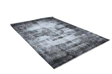 Madalyon Desenli Eskitme Halı