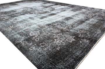 Madalyon Desenli Eskitme Halı