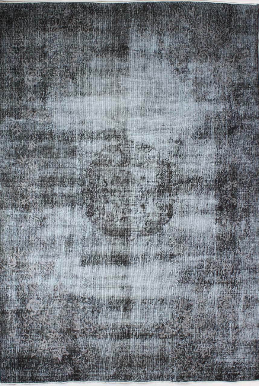 Madalyon Desenli Eskitme Halı