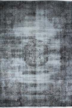 Madalyon Desenli Eskitme Halı