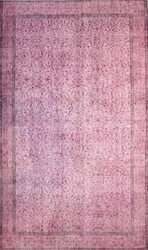 Pembe Vintage Halı