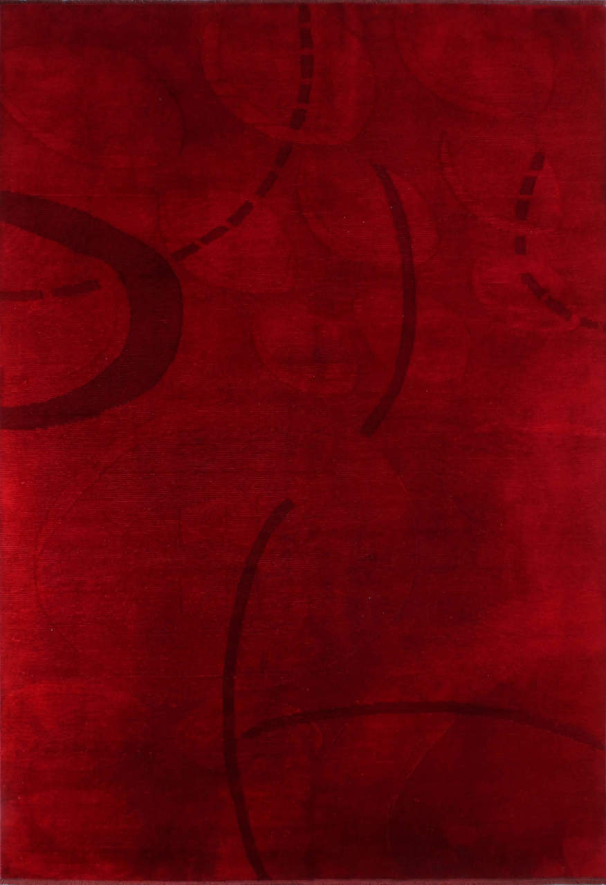 Bordo Renk Nepal Halı 1.70 x 2.40