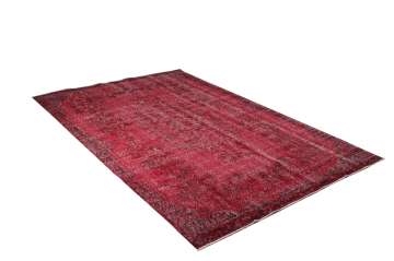 Kırmızı Renk Tıraşlanmış Halı