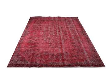 Kırmızı Renk Tıraşlanmış Halı