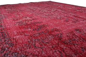 Kırmızı Renk Tıraşlanmış Halı