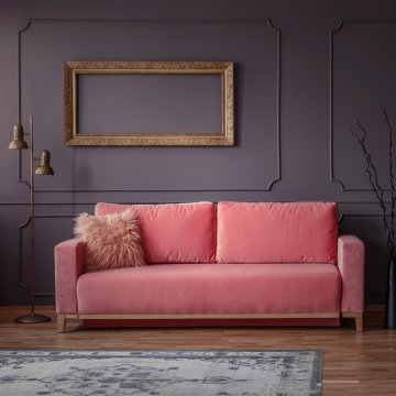 Lila Renk Vintage Halı