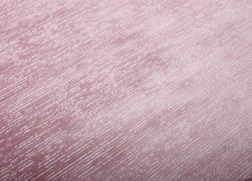 Pembe Çizgili Yuvarlak Halı