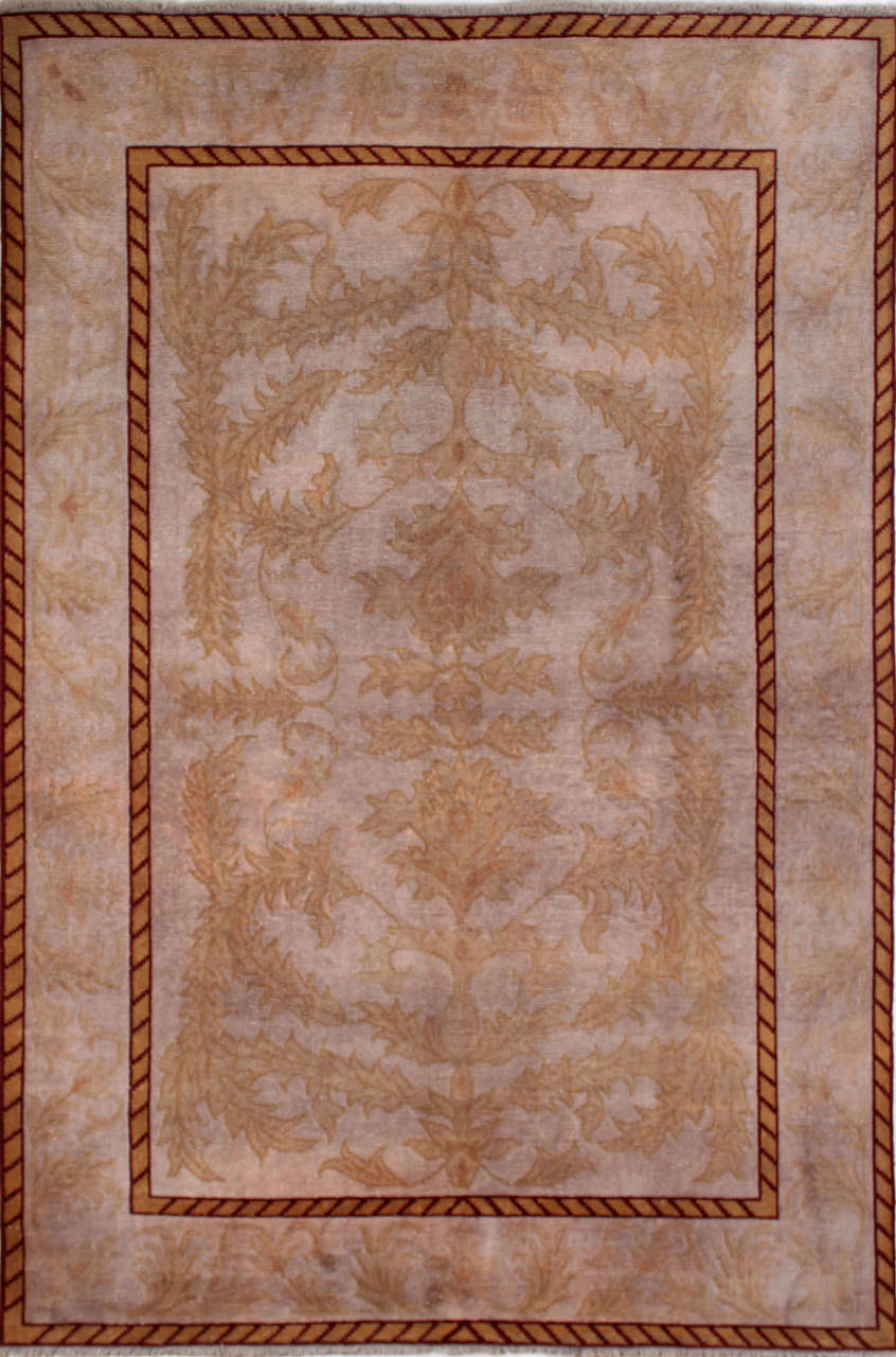 Vizon Gri Kaşmir Yünü Halı