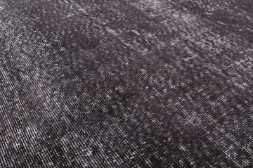 Siyah Tıraşlı Vintage Halı