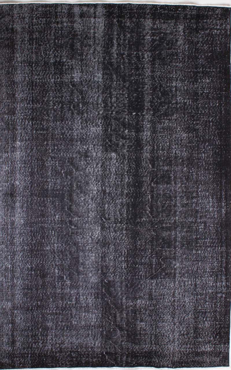 Siyah Tıraşlı Vintage Halı