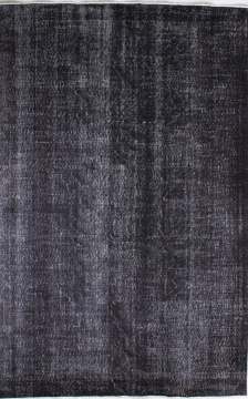 Siyah Tıraşlı Vintage Halı