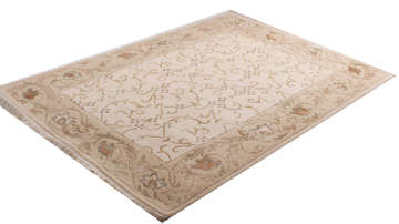 Neoclassical Middle Ground Self-Patterned Carpet