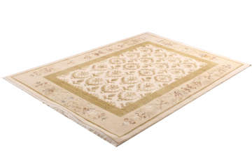 Ortası Damask Desenli Neoklasik El Halısı