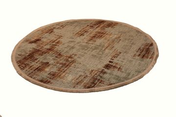 Somon Rengi Yuvarlak Halı