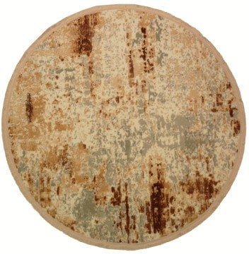 Pembe Yuvarlak Halı